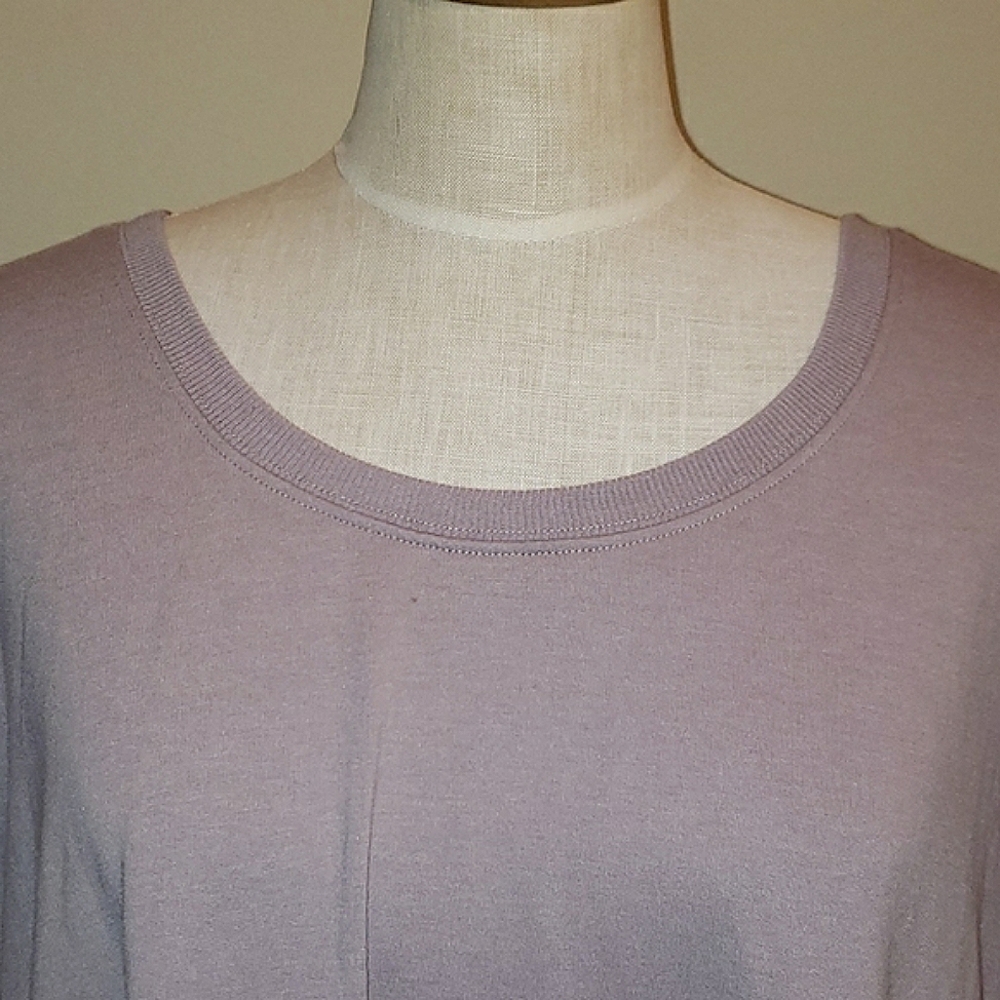 Torrid Plunging Criss Cross Back Activewear Athleisure Purple Sweatshirt 3X - Picture 11 of 16